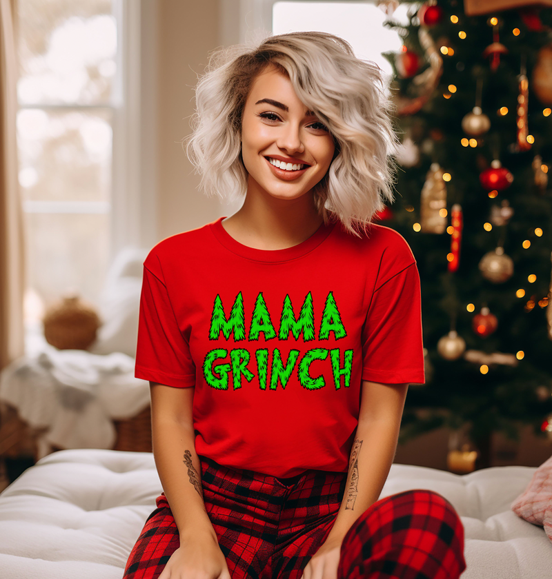MAMA's A Mean One © Unisex Top (Red)