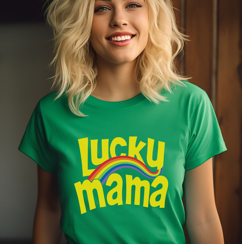 Lucky Charm Mama © Unisex Top (Green)