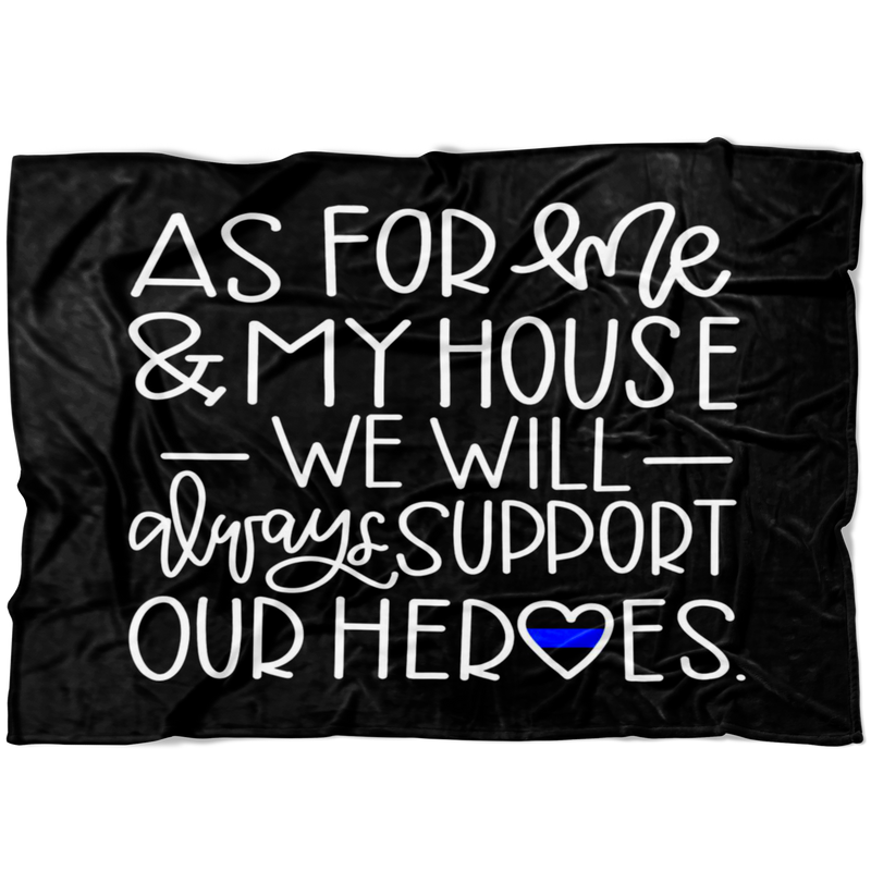 As For Me and My House © TBL Fleece Blanket