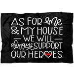 As For Me and My House © TRL Fleece Blanket