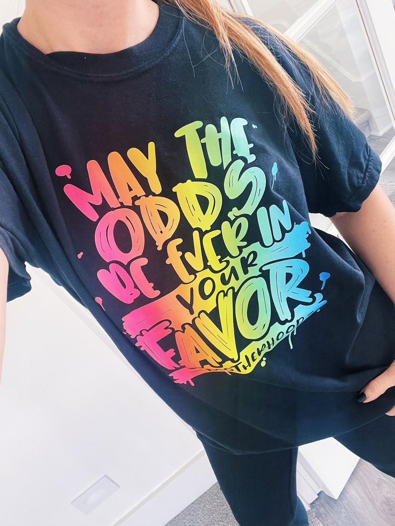 May The Odds Be Ever In Your Favor © Comfort Colors Tee (Black)