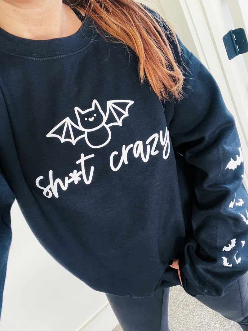Bat Sh*t Crazy © Unisex Crewneck Sweatshirt