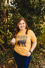 Mama Bear © Comfort Colors Tee (Mustard)