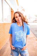 No Time For Temporary People © Unisex Top (Heather Columbia Blue)