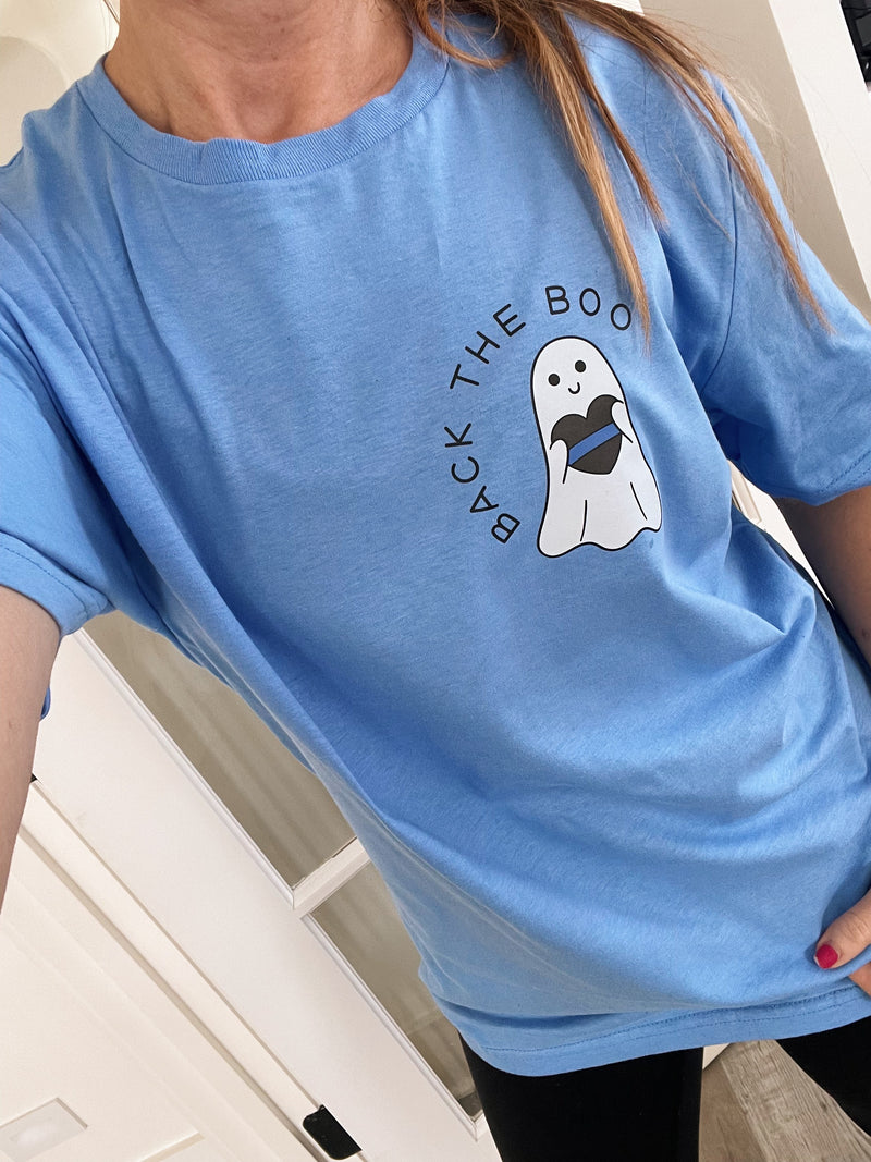 Back The Boo © Unisex Top (Columbia Blue)