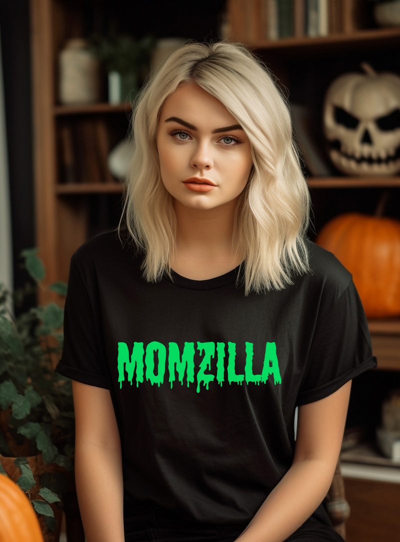 Momzilla © Unisex Top (Lime Green)