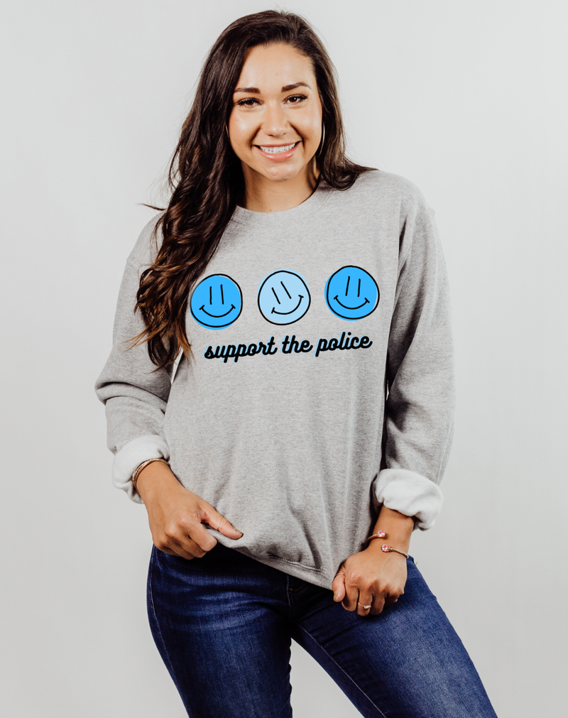 Support The Police © Unisex Crewneck Sweatshirt