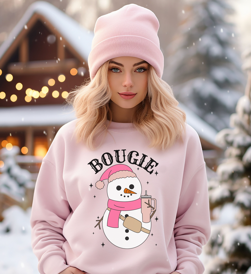Bougie Snowman © Unisex Crewneck Sweatshirt