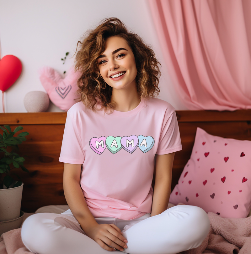 MAMA Candy Hearts © Unisex Top