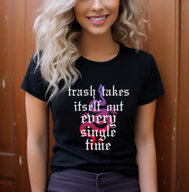 Trash Takes Itself Out Ombre © Unisex Top