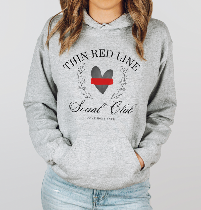 Thin Red Line Social Club © Unisex Hoodie