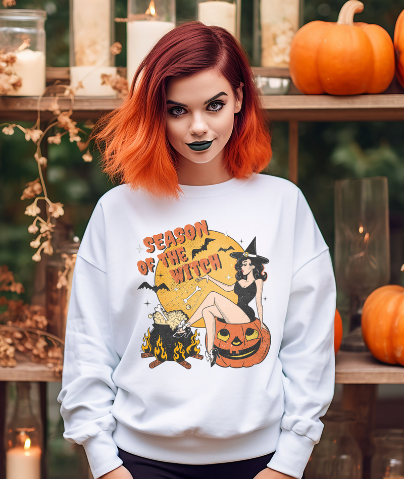 Season Of The Witch (Vintage) © Unisex Crewneck Sweatshirt