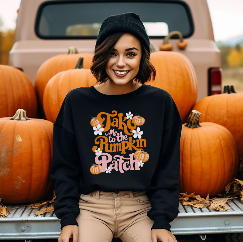 Take Me To The Pumpkin Patch © Unisex Crewneck Sweatshirt