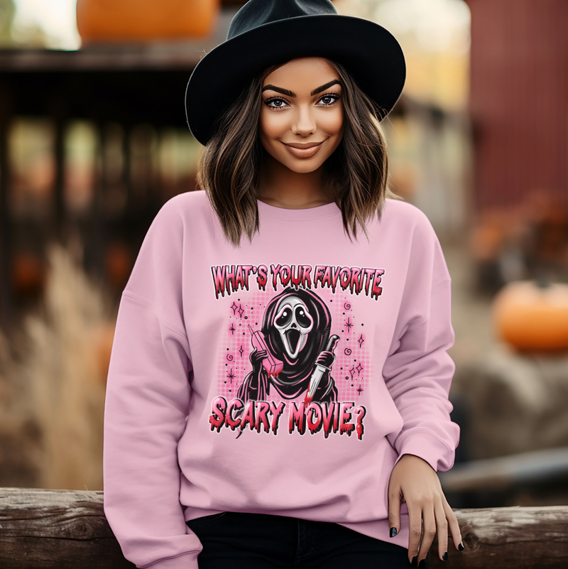 What's Your Favorite Scary Movie? © Unisex Crewneck Sweatshirt