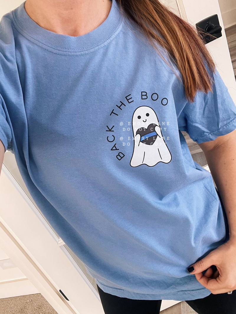 Back The Boo © Pocket Print Comfort Colors Tee (WD)