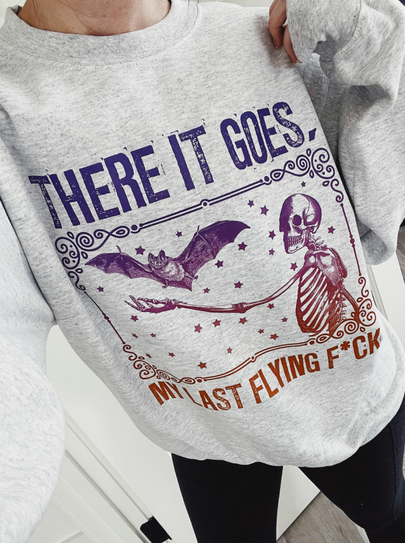 My Last Flying F*ck © Unisex Crewneck Sweatshirt (Ombre)