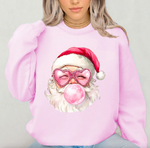 Bubblegum Santa Unisex Crewneck Sweatshirt