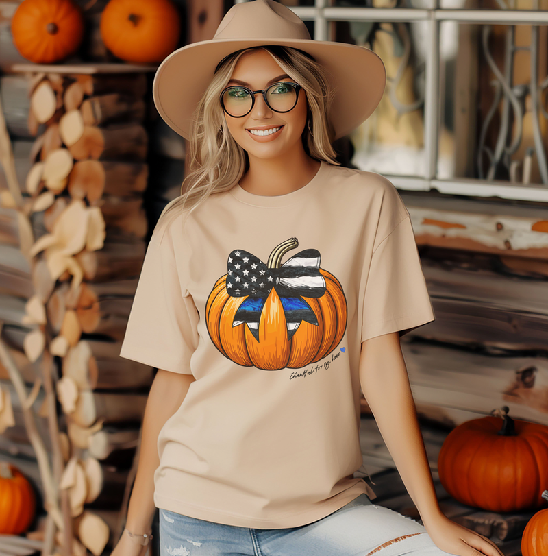 Thankful For My Hero Coquette Pumpkin (TBL) © Unisex Top