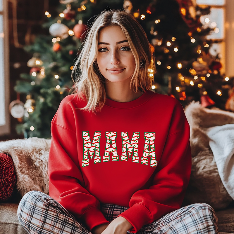 MAMA Varsity (Tree Cake) Unisex Crewneck Sweatshirt