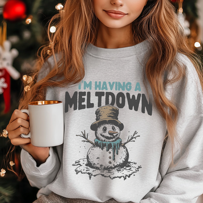 I'm Having A Meltdown Unisex Crewneck Sweatshirt