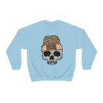 Freezing To Death Skull  Unisex Crewneck Sweatshirt