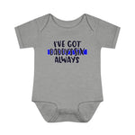 I've Got Daddy's Six, Always © Infant Bodysuit (Thin Blue Line)