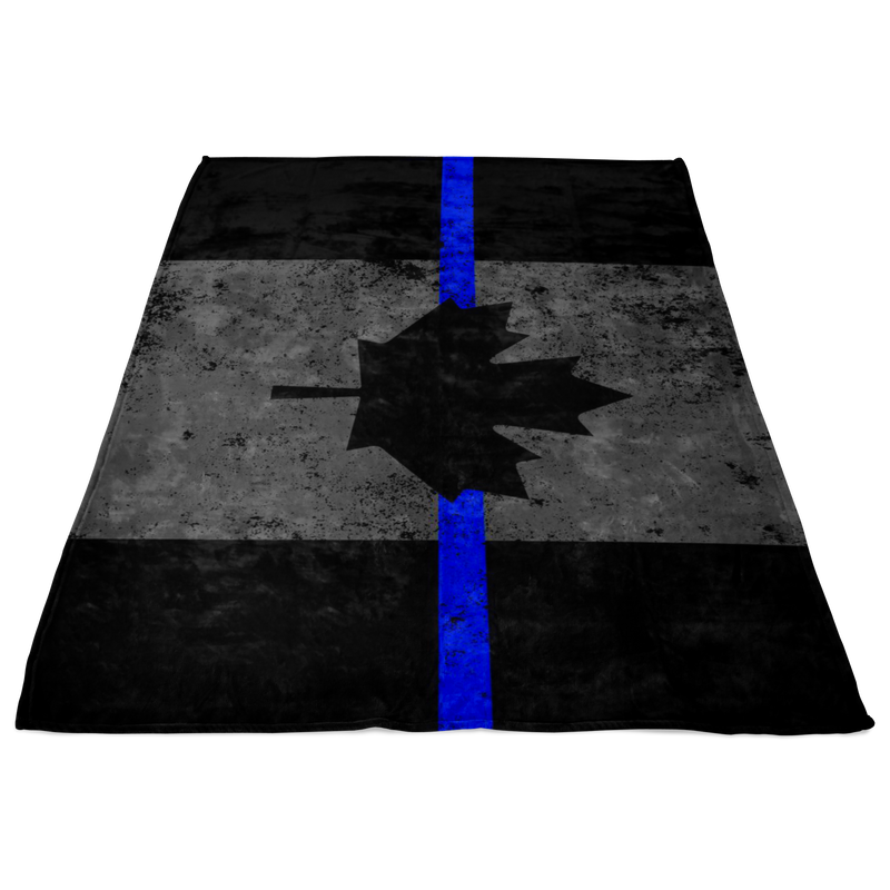 TBL Canadian Maple Leaf Flag V2 Fleece Blanket