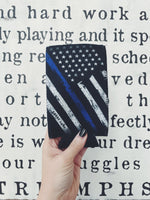 Thin Blue Line Flag Can Cooler (Select Your Design) // FINAL SALE