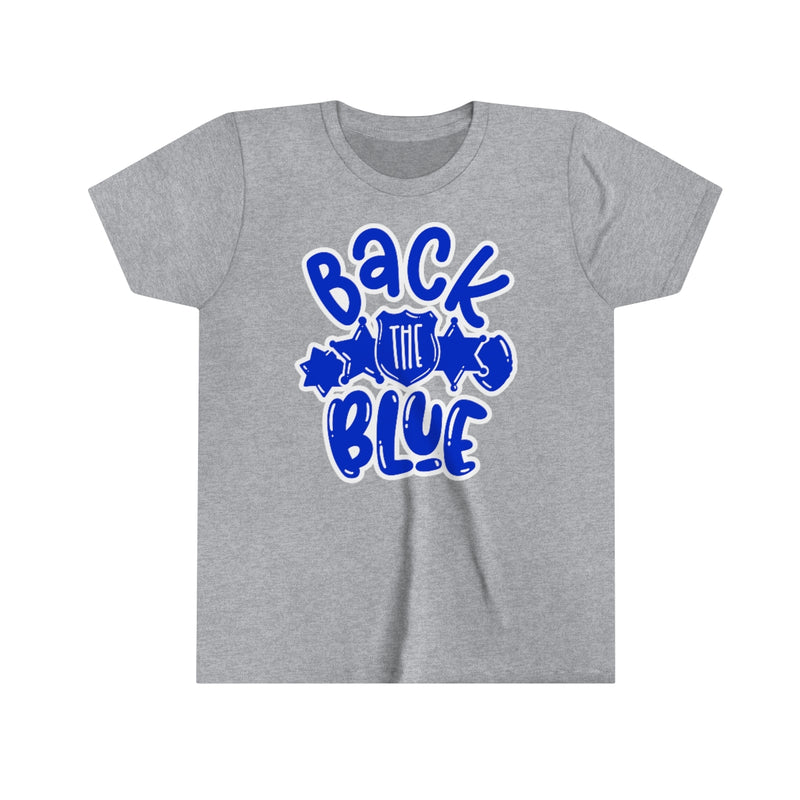 Back The Blue Badge Emblems © Youth Tee