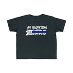My Valentine Is A Hero © Toddler Tee (Thin Blue Line)