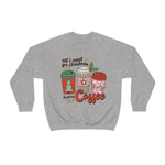 All I Want For Christmas Is More Coffee (Retro) Unisex Crewneck Sweatshirt
