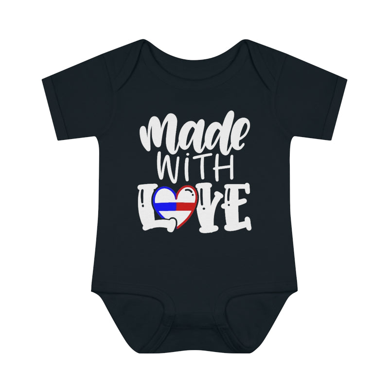 Made With Love © Infant Bodysuit (Thin Blue / Thin Red Line Duo)