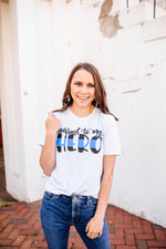 Married To My Hero © Unisex Top (Thin Blue Line)