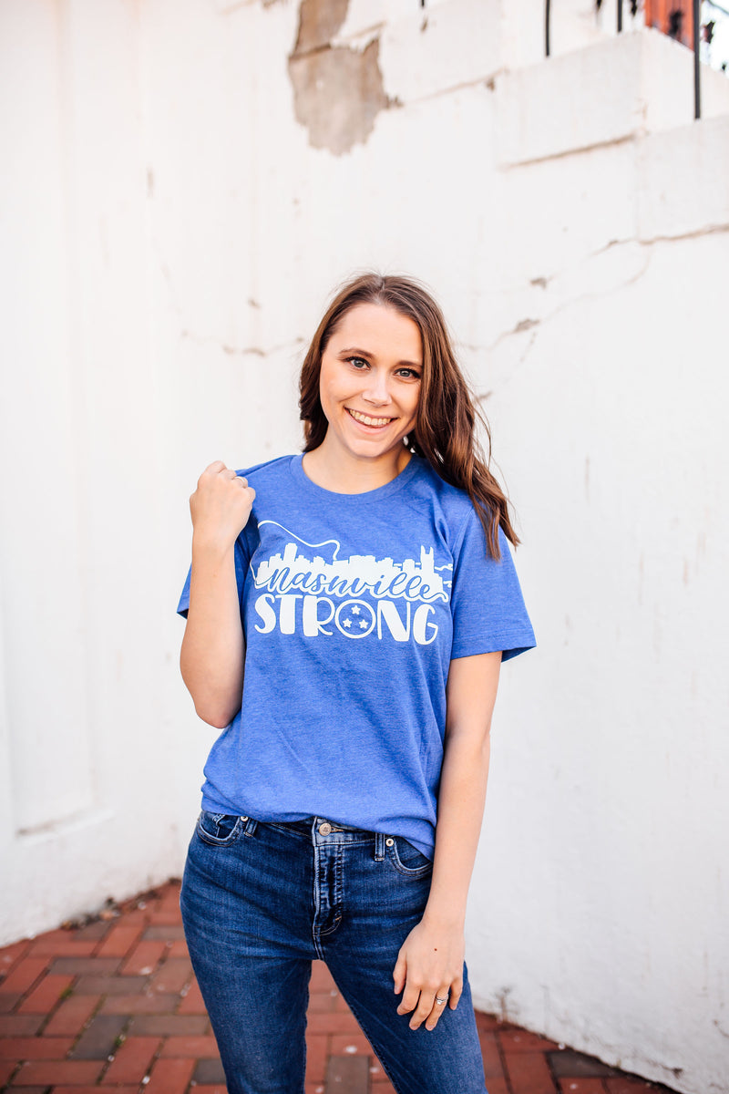 Nashville Strong Unisex Top (White)