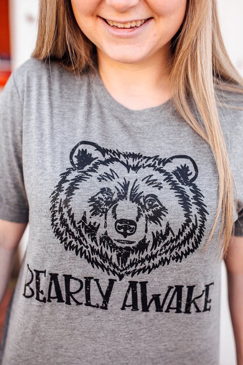 Bearly Awake ©  Unisex Tee (Black)
