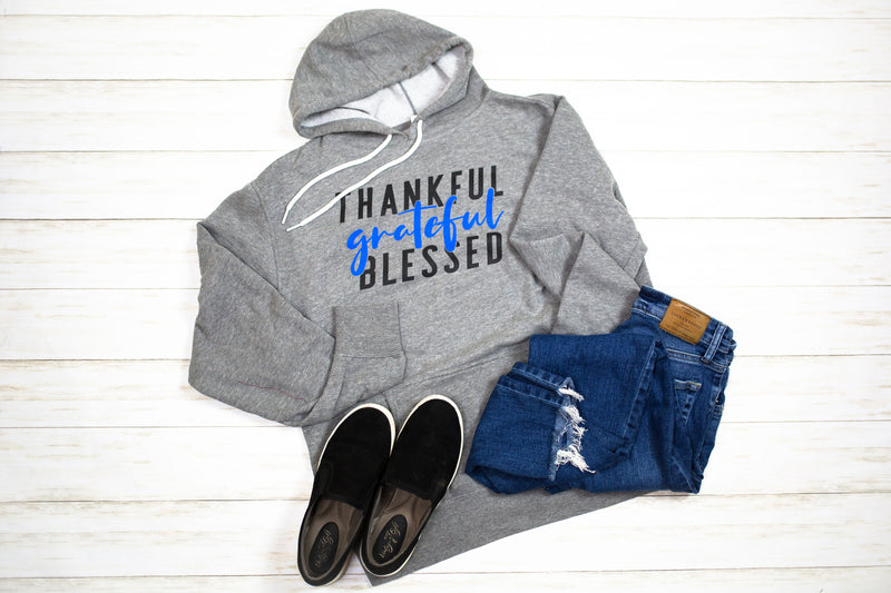 Thankful Grateful Blessed © (TBL) Unisex Pullover Hoodie