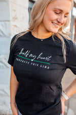 Half My Heart Protects This Line © Unisex Top (Thin Green Line)