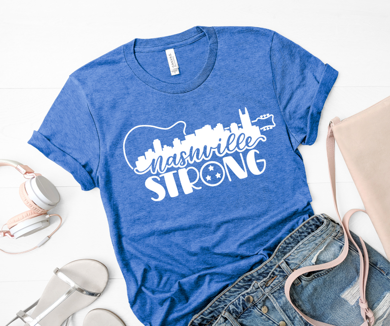 Nashville Strong Unisex Top (White)