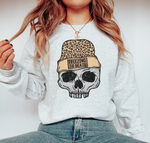 Freezing To Death Skull  Unisex Crewneck Sweatshirt