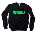 Momzilla © Unisex Crewneck Sweatshirt (Lime Green)