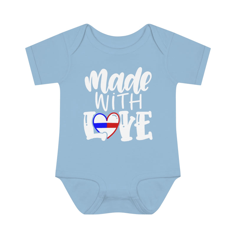 Made With Love © Infant Bodysuit (Thin Blue / Thin Red Line Duo)