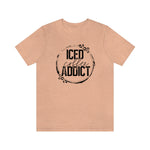 Iced Coffee Addict © Unisex Top (Black)