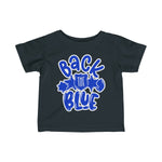 Back The Blue Badge Emblems © Infant Fine Jersey Tee