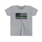 Standard Distressed Flag © Youth Tee (Thin Green Line)