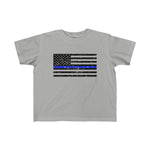 Standard Distressed Flag © Toddler Tee (Thin Blue Line)