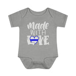 Made With Love © Infant Bodysuit (Thin Blue Line)