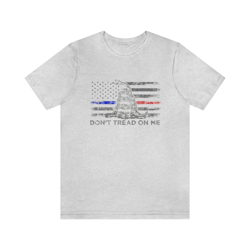 Don't Tread On Me © Unisex Top (Thin Blue / Thin Red Line Duo)
