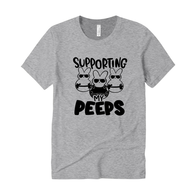 Supporting My Peeps Unisex Top (Black)