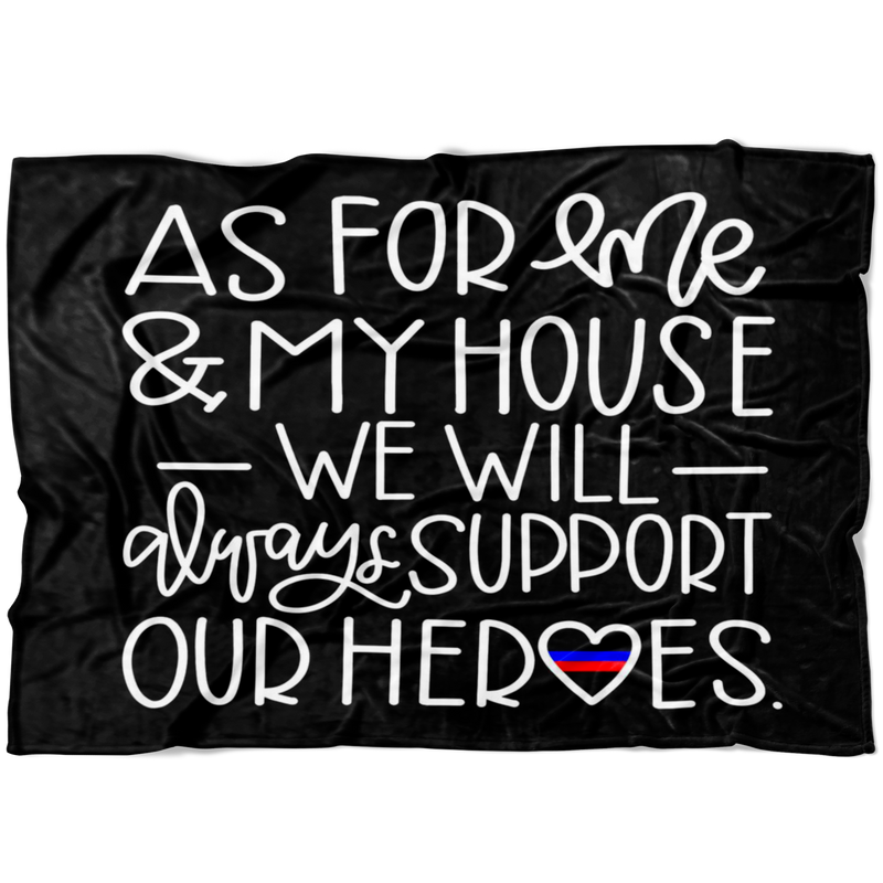 As For Me and My House © TBL/TRL Fleece Blanket