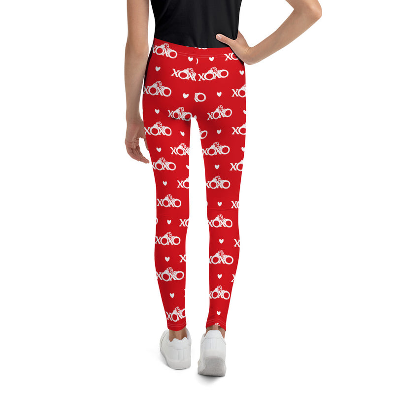 Cuffs and Kisses Youth Printed Leggings